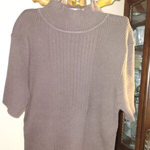 Elegant brown top, Real Clothes, 100 % Cotton, Size - SP